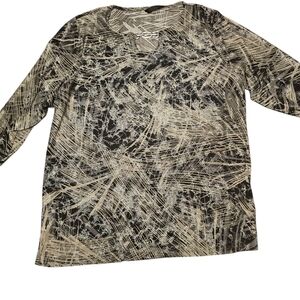 Abstract Patterned Women's Blouse